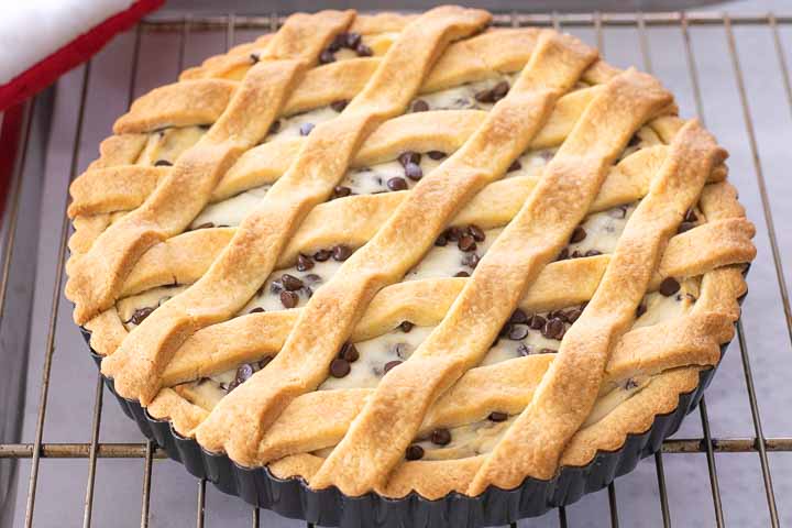 crostata di cioccolato e ricotta