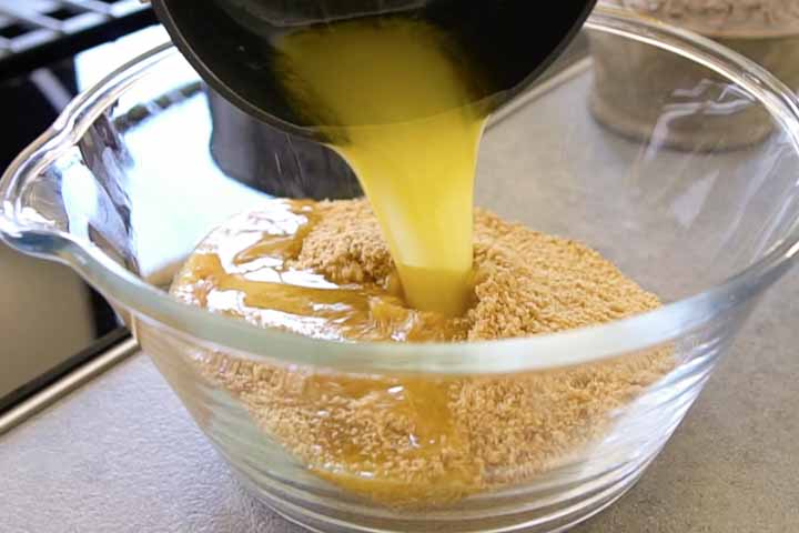 crostata senza cottura alle albicocche e pesche
