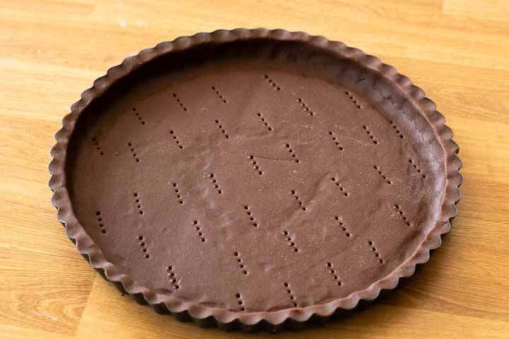 crostata al cioccolato e ricotta