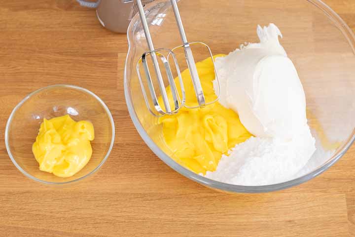 dolce con crema di limoncello