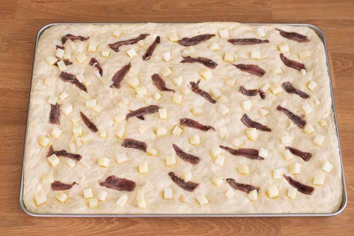 pizza con acciughe