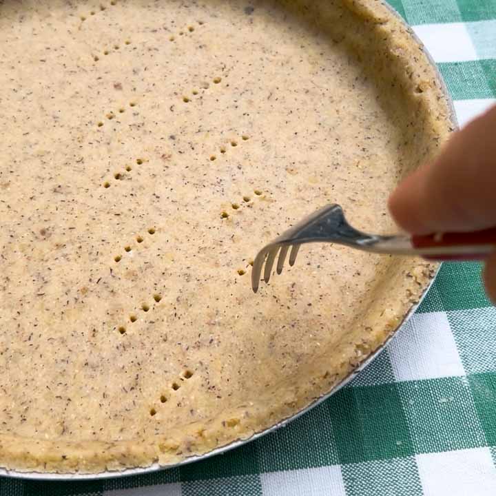 crostata con farina di grano saraceno