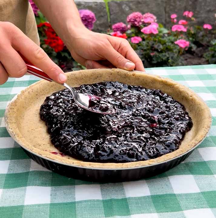 crostata grano saraceno e marmellata