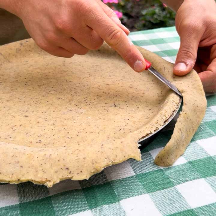 crostata grano saraceno e mirtilli