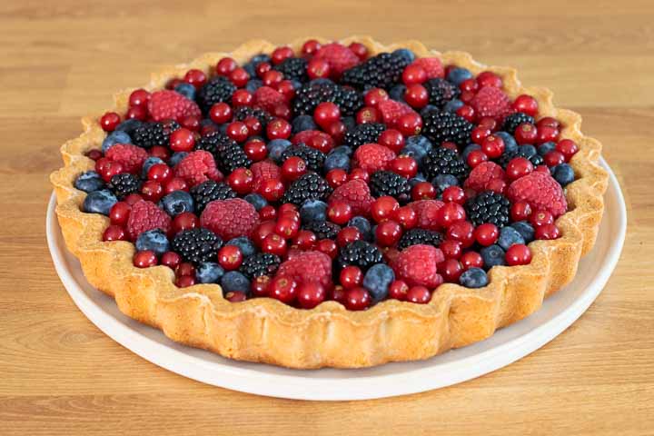 cheesecake crostata ai frutti di bosco