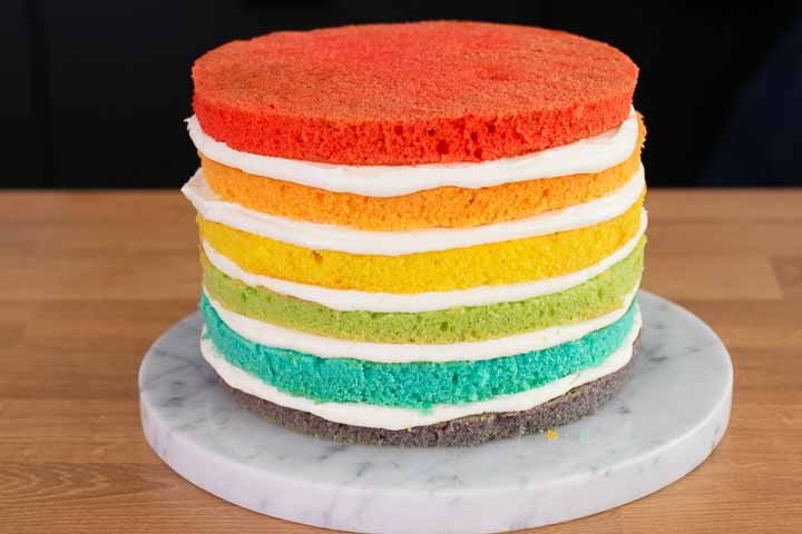 rainbow cake