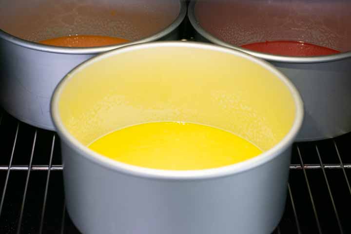 ricetta rainbow cake