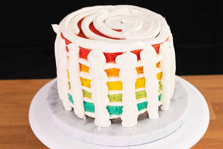torta arcobaleno ricetta
