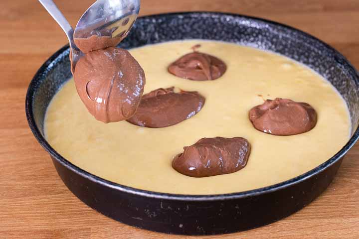 torta nua con crema