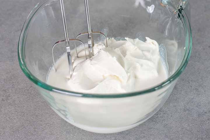 crema al mascarpone con panna