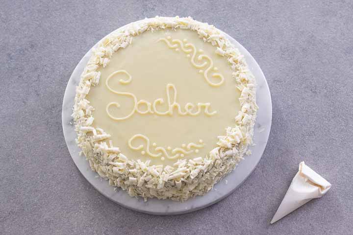 sacher cioccolato bianco