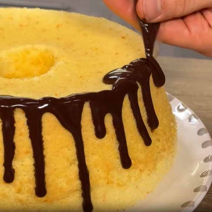 chiffon cake altissima all'arancia