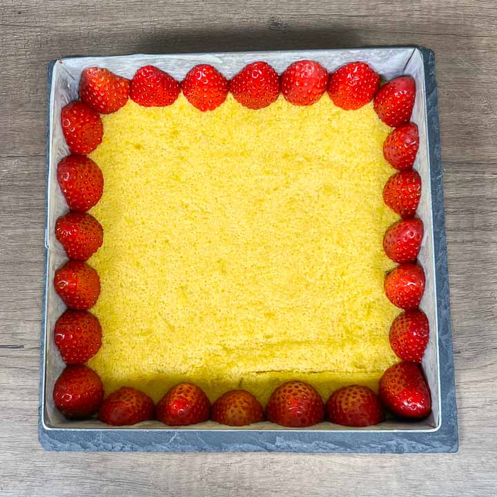 torta fragola e cioccolato